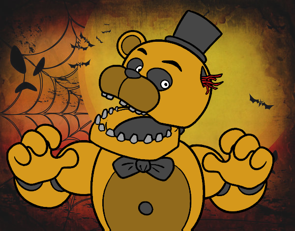 el es golden freddy es un personaje muy letal y de miedo