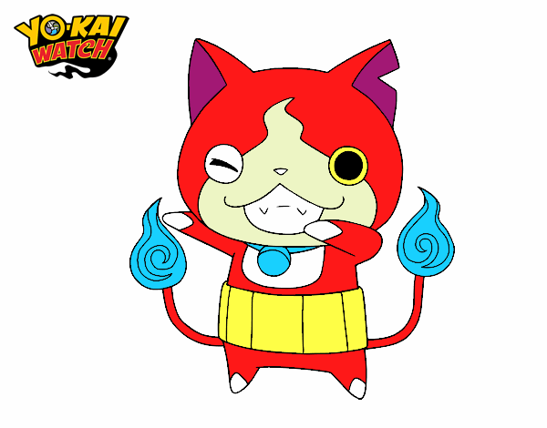 Jibanyan guiñando el ojo