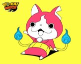 Jibanyan saludando