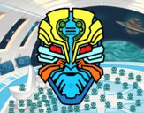 Máscara de robot alien