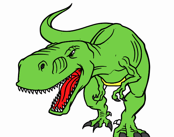 Dibujo de Tiranosaurio Rex enfadado pintado por en  el día  28-04-18 a las 16:03:29. Imprime, pinta o colorea tus propios dibujos!