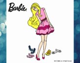 Barbie y su colección de zapatos