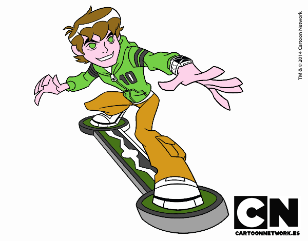 Ben 10 skateboard