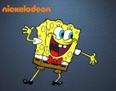 Bob Esponja saludando