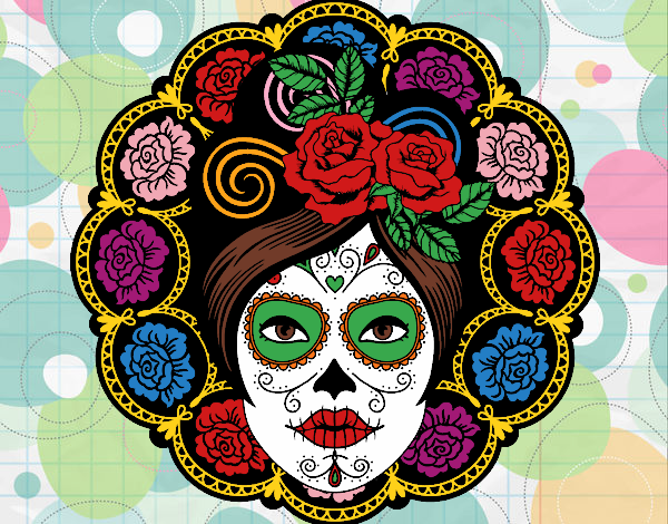 Calavera mejicana femenina