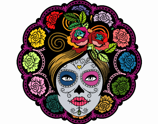 Calavera mejicana femenina