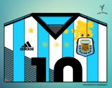 Camiseta del mundial de fútbol 2014 de Argentina