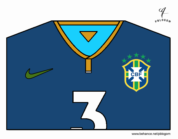 Camiseta del mundial de fútbol 2014 de Brasil