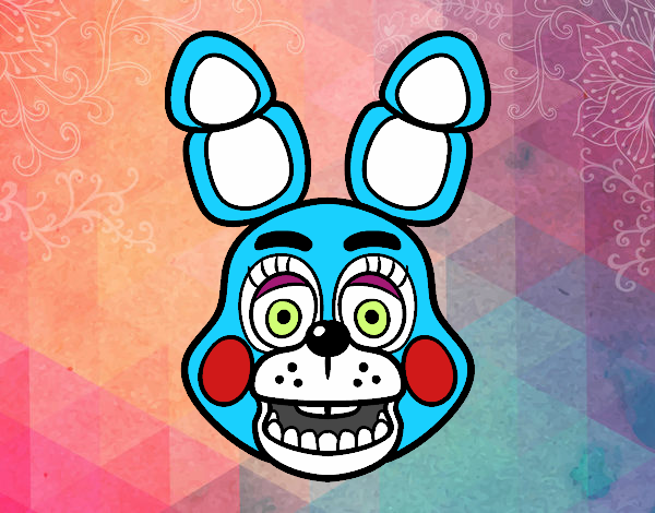 Cara de Toy Bonnie de Five Nights at Freddy's