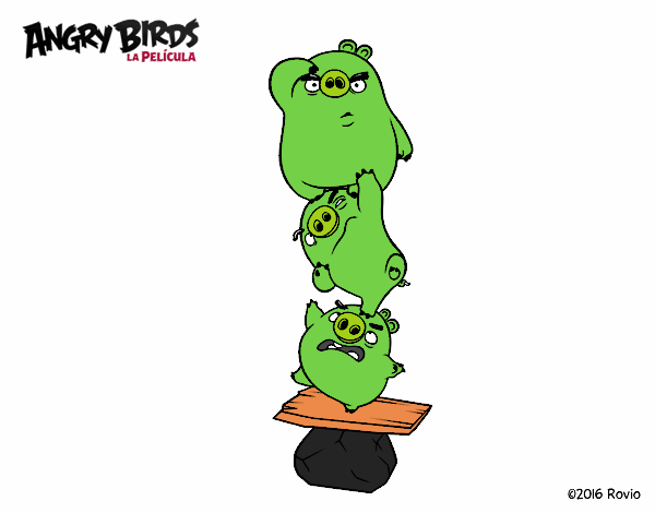 Cerdos verdes de Angry Birds