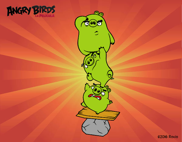 Cerdos verdes de Angry Birds