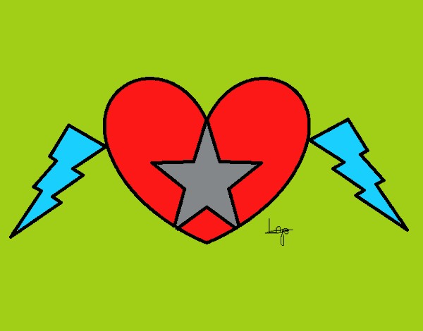 Corazón estrella