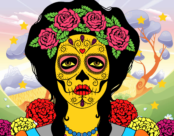 Mujer calavera mejicana