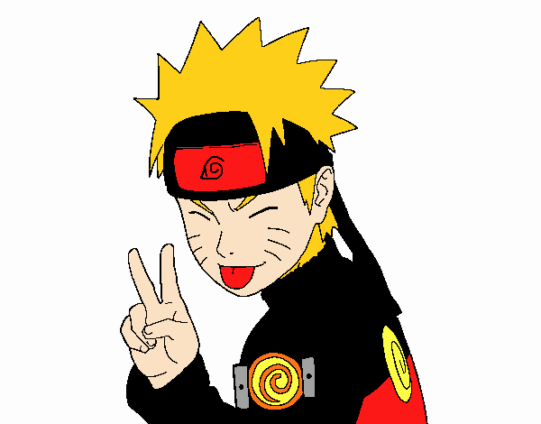 Naruto sacando lengua