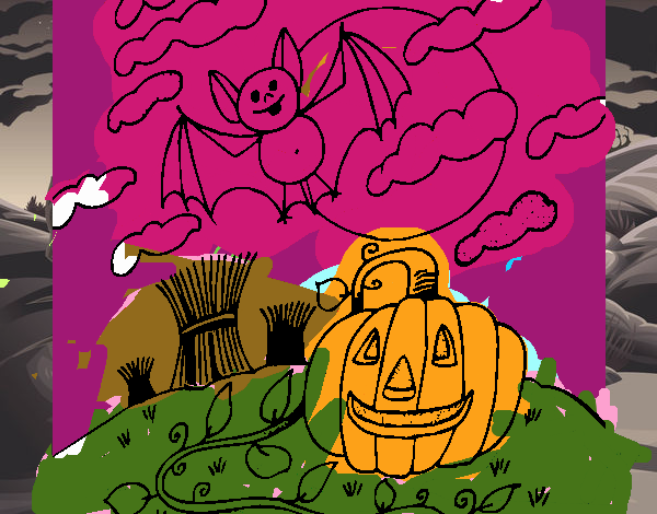 Paisaje de Halloween