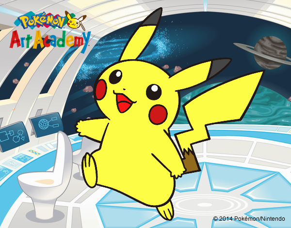 Pikachu en Pokémon Art Academy