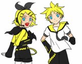 Rin y Len Kagamine Vocaloid