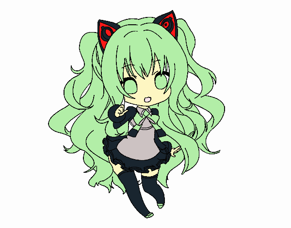 hatsune miku chibi