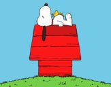 Snoopy durmiendo