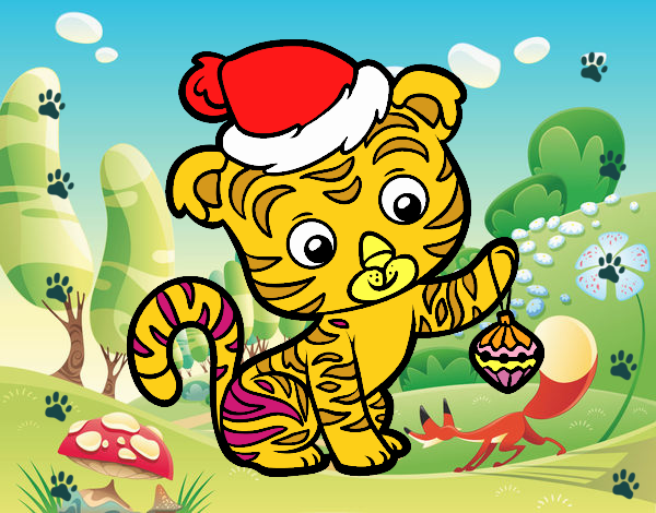 Tigre navideño