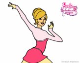 Barbie en postura de ballet