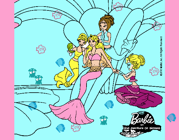 Barbie princesa sirena