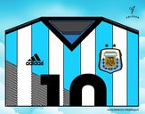 Camiseta del mundial de fútbol 2014 de Argentina