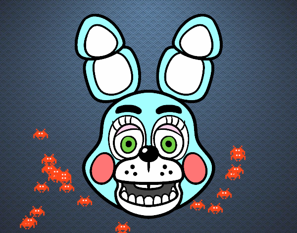 Cara de Toy Bonnie de Five Nights at Freddy's