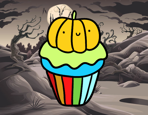 Halloween cupcake