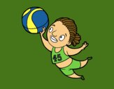 Jugadora de voleibol