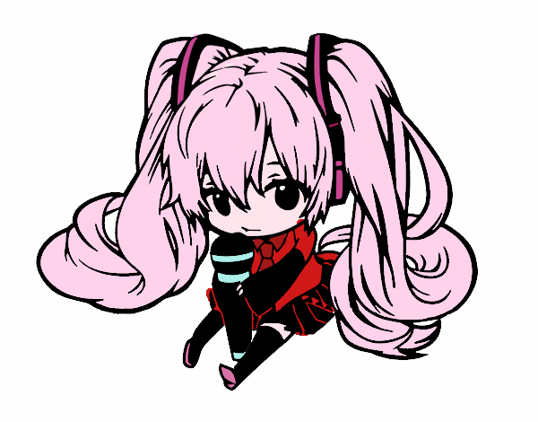 Miku Chibi vocaloid