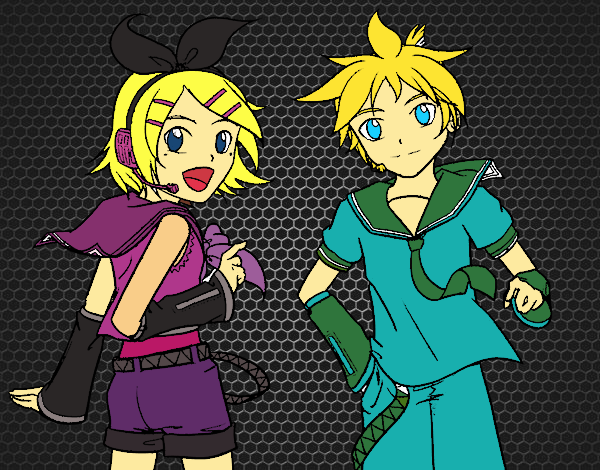 Rin y Len Kagamine Vocaloid