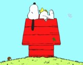 Snoopy durmiendo