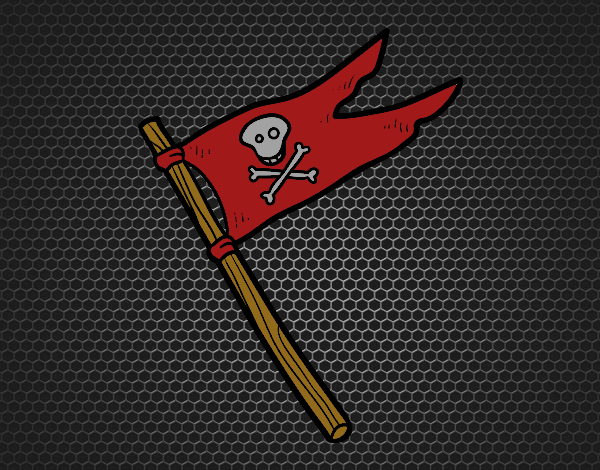 Una bandera pirata