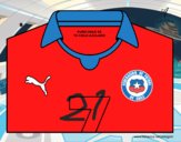 Camiseta del mundial de fútbol 2014 de Chile