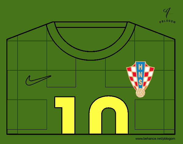 Camiseta del mundial de fútbol 2014 de Croacia