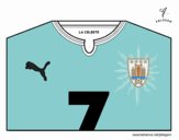 Camiseta del mundial de fútbol 2014 de Uruguay