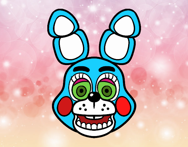 Cara de Toy Bonnie de Five Nights at Freddy's