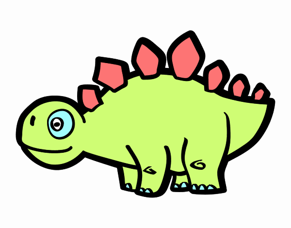 Estegosaurio joven