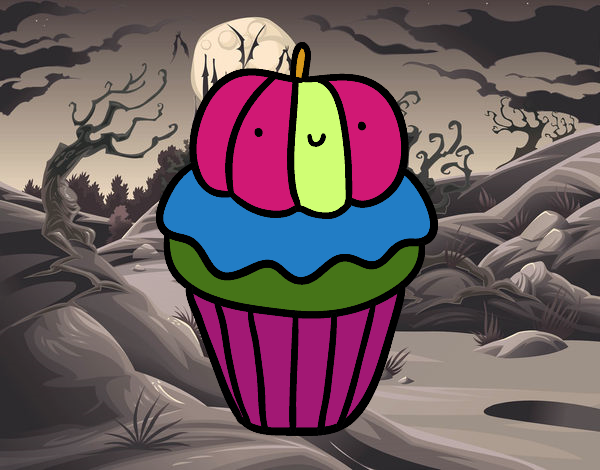 Halloween cupcake