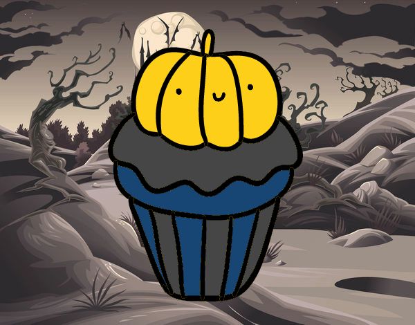 Halloween cupcake