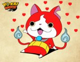 Jibanyan saludando