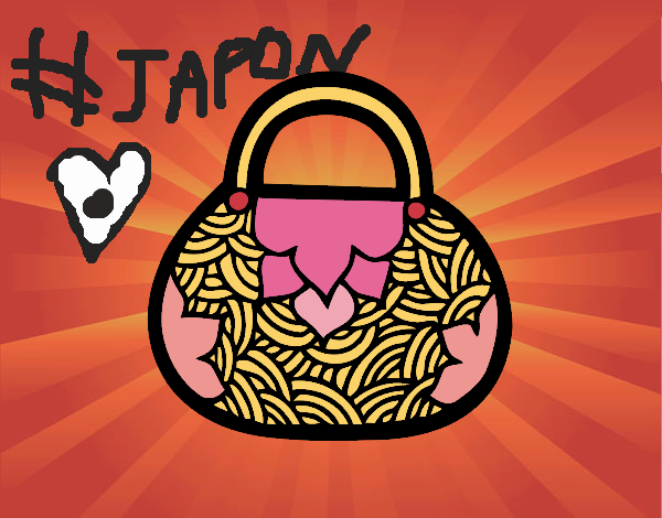 Mini bolso de inspiración japonesa