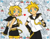 Rin y Len Kagamine Vocaloid