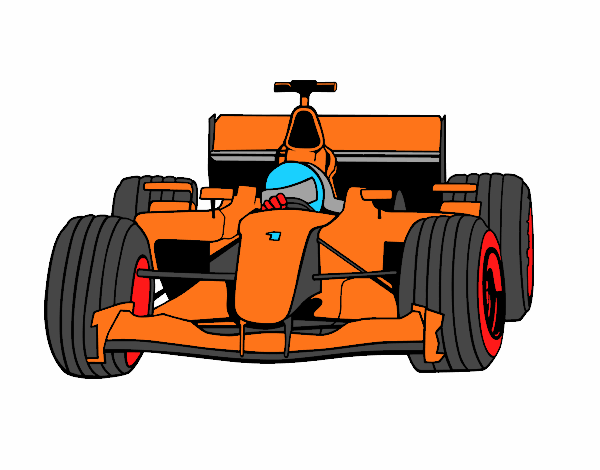 Dibujo Coche de F1 pintado por chirilo