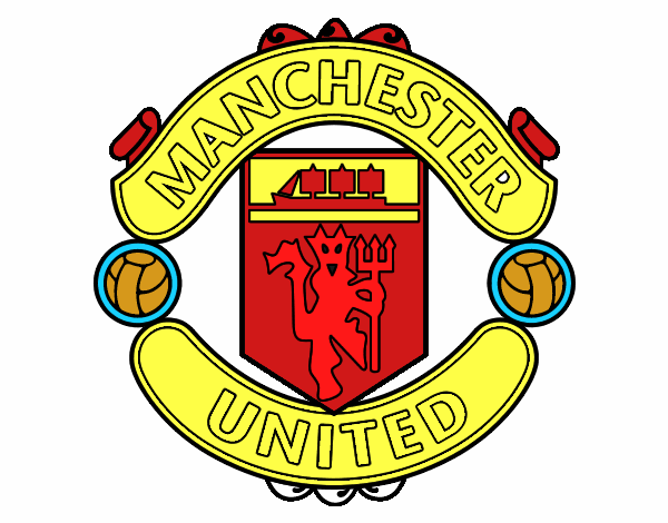 Dibujo De Escudo Del Manchester United Pintado Por En Dibujos.net El 