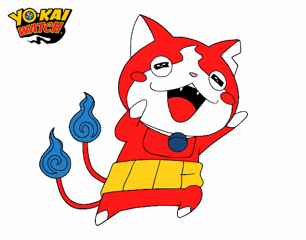 Jibanyan super feliz