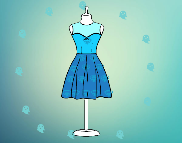 vestido azul 