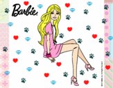 Barbie sentada