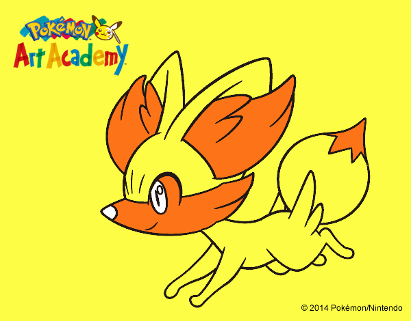 Fennekin corriendo